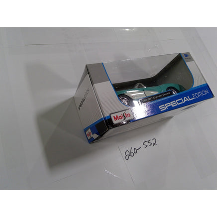 Maisto 1957 Chevrolet Corvette 1:24 Teal White New Special Edition Diecast Car