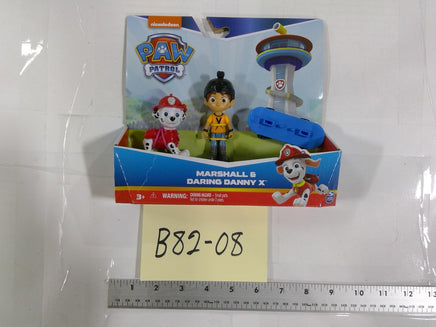 PAW Patrol Marshall Daring Danny X Dog Figure Set Spin Master Toy Blue Handboard