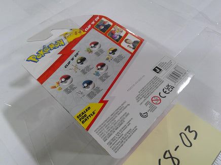 Pokemon Alolan Vulpix Clip N Go Great Ball Action Figure Jazwares Toy New