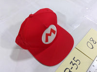 Super Mario Hat Cap Baseball Fitted Mens One Size Red Costume Cosplay Gamer