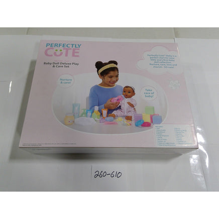 Perfectly Cute Baby Doll Deluxe Play & Care Set 24 Pieces New Nurture Toy