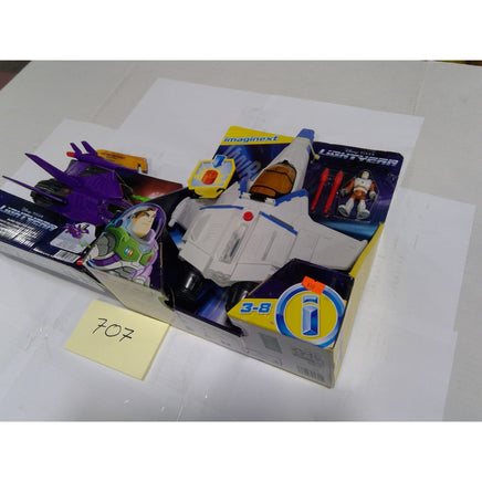 Disney Pixar Lightyear Imaginext XL-15 & Mattel Zurg Ship Set New NIB Box Wear