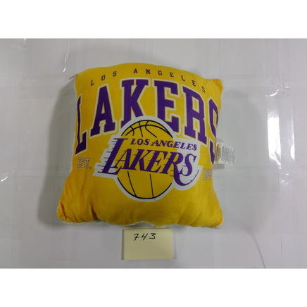 NBA Los Angeles Lakers Throw Pillow Unisex OS Yellow Excellent Sherpa Back