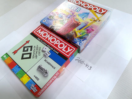 Hasbro Monopoly Builder & Classic Monopoly Board Game Lot Family New Sealed