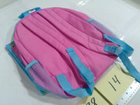 Disney Princess Kids Backpack Pink Blue Girls School Bag Cartoon Print Bookbag
