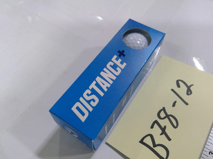 TaylorMade Distance+ Golf Balls 3 Pack Sleeve White Ionomer Cover Long Distance