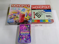 Mixed Lot Monopoly Builder Classic Slimygloop Sensory Worlds Game Lot New Sealed