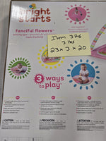 Bright Starts Fanciful Flowers Activity Gym Pretty In Pink 3 Ways To Play Mat