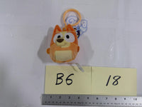 Bluey Bingo Mini Dog Plush Toy Orange Backpack Clip Washable Keychain New
