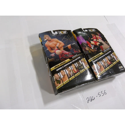 AEW Unrivaled Series 6 Jake Hager Hikaru Shida Action Figure Set New NIB