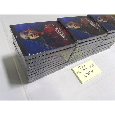 Star Trek Discovery Season 4 Blu-ray Steelbook Lot of 30 USED