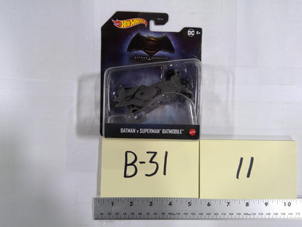 Hot Wheels Batman V Superman Batmobile 1:64 Diecast New Gray Car Toy DC
