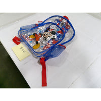 Disney Mickey Mouse Clear Backpack Kids OS Blue Red NEW Stadium Approved Bag