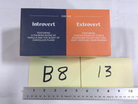 Personalities Scented Candles Extrovert Introvert 2-Pack Soy Blend Multicolor