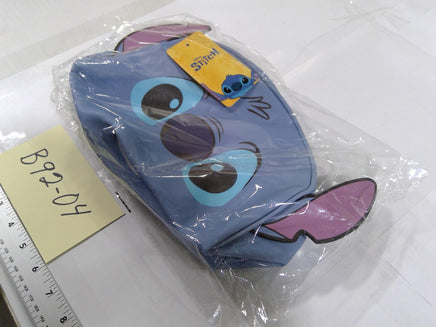 Disney Stitch Blue Travel Pouch Cosmetic Bag Zipper Closure Zip Case Makeup