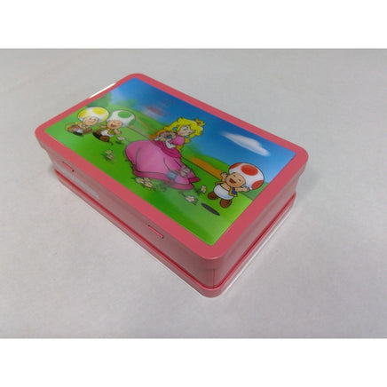 Nintendo Super Mario Princess Peach 3D Supply Box Kids Pink Metal Tin Excellent