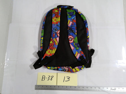 Marvel Comics Boys Backpack Multicolor 13" Avengers Superhero School Bookbag
