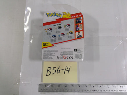 Jazwares Pokémon Clip 'N' Go Mankey Poké Ball Action Figure Toy Boxed Set