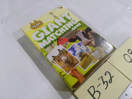 PlayMonster Giant Matching Farm Memory Card Game Kids 3+ New Toy Sealed