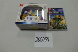 PowerA Super Mario Wireless Controller Nintendo Switch + LEGO Worlds Game New