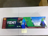 M&M Outdoor Tent Swing Kids 5+ 40in Platform Detachable Canopy Blue Green New