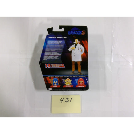 Jakks Sonic the Hedgehog 3 Gerald Robotnik Action Figure 5" White New Movie Toy