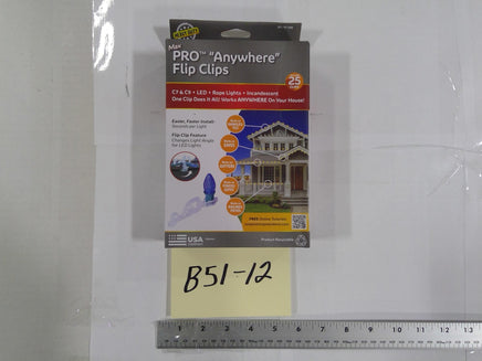 Simple Living Solutions Max Pro Anywhere Flip Clips 25ct Clear Gutter Hooks