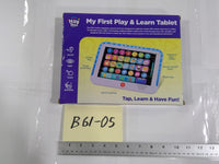 Itsy Tots My First Play & Learn Tablet 18m+ Numbers Letters Toy Multicolor
