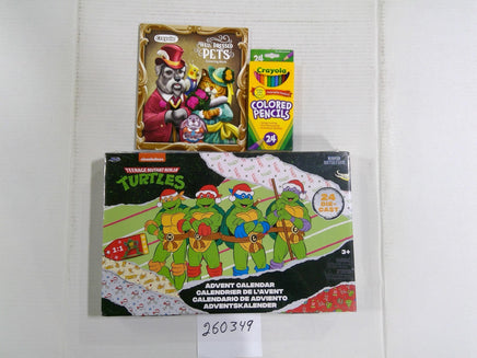 Teenage Mutant Ninja Turtles Jada Nano Metalfigs Advent Calendar Crayola Set
