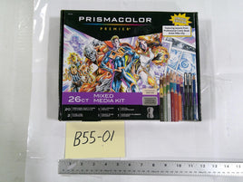 Prismacolor Premier 26ct Mixed Media Comic Art Set Limited Edition Kit Lessons