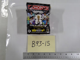 Panini Monopoly Prizm FIFA World Cup Soccer Trading Cards Box 6 Packs Sealed