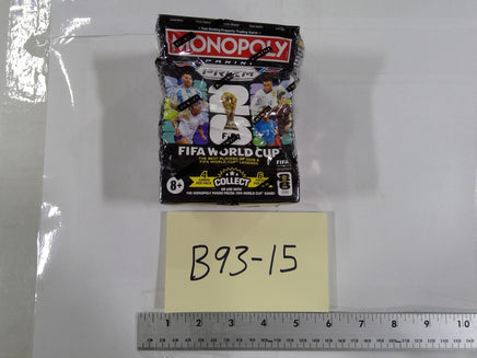 Panini Monopoly Prizm FIFA World Cup Soccer Trading Cards Box 6 Packs Sealed