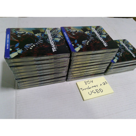 Transformers The Last Knight Steelbook Blu-ray DVD Lot 25 Units USED Blue Sci-Fi