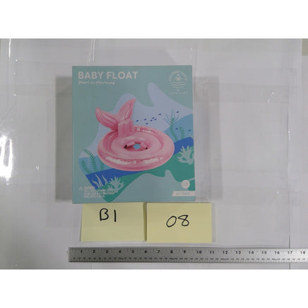Sunnylife Baby Float Toddler 12-24M Pink New Pearl the Mermaid Inflatable Seat