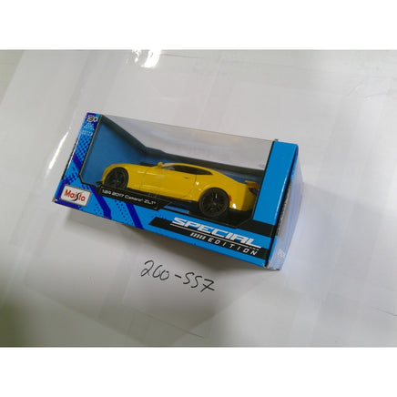 Maisto 2017 Chevrolet Camaro ZL1 1:24 Yellow New Special Edition Diecast Car