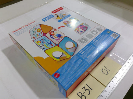 Fisher-Price Modular Play Space Kids Pop-Up Tent 13 Panels 3+ New Multicolor