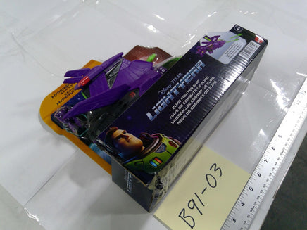 Disney Pixar Lightyear Zurg Fighter Ship Hyperspeed Mattel Toy Purple New