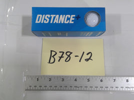 TaylorMade Distance+ Golf Balls 3 Pack Sleeve White Ionomer Cover Long Distance