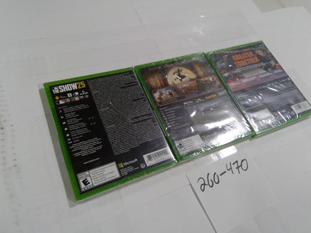 MLB The Show 25 Assassin's Creed Mirage NHL 23 Xbox Series X One Lot New Sealed