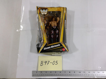 WWE Legends Shawn Michaels Action Figure Mattel Boxed Toy Black Wrestling WWE