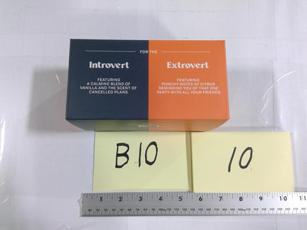 Personalities Scented Candles Extrovert Introvert 2-Pack Soy Blend Multicolor