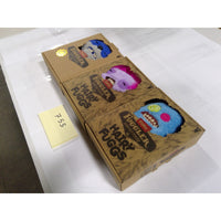 Zuru Fuggler Plush Set 3 Hairy Fuggs Limited Edition Blue Purple NEW Boxed