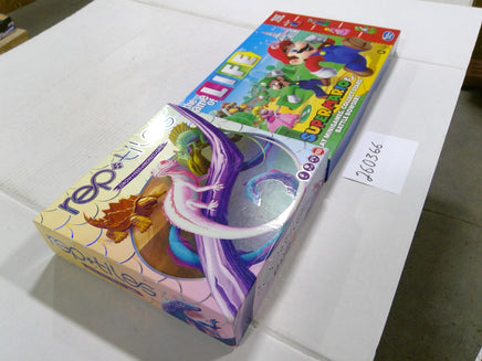 Hasbro Jakks Rep-tiles Game Of Life Super Mario Family Board Game Lot New Sealed