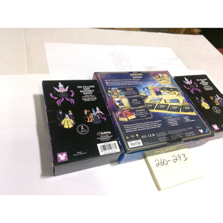 Disney Lorcana Gateway Game & 2 Villains Mystery Figures Bundle New Multi-Color