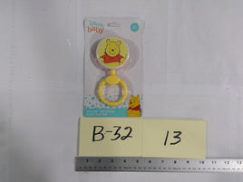 Disney Baby Winnie The Pooh Spinner Rattle Toy Infant Boys BPA Free Yellow