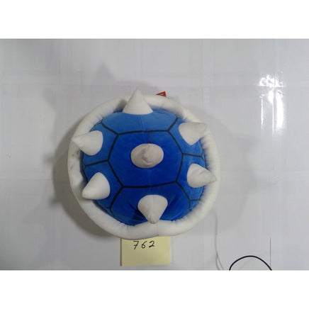 Nintendo Mario Kart Blue Spiny Shell Plush Kids OS Blue Excellent Spiked Shell