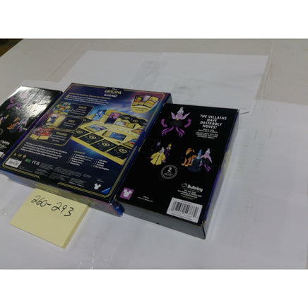 Disney Lorcana Gateway Game & 2 Villains Mystery Figures Bundle New Multi-Color