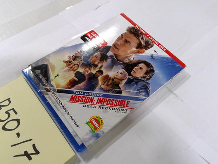 Mission Impossible Dead Reckoning Part One Blu-ray Digital Code Slipcover New