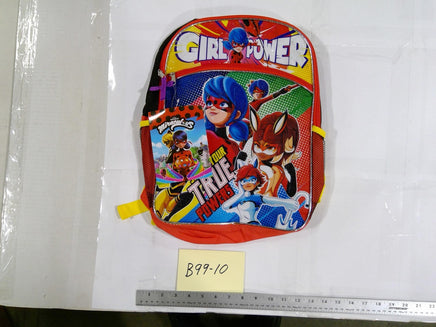 Miraculous Girls Backpack Multicolor Kids School Bag Girl Power Hero Print