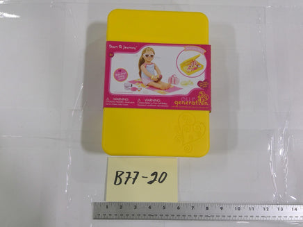 Our Generation Start A Journey 18 Inch Doll Travel Accessory Bag Yellow New Case